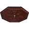 Ekena Millwork Spring Octagonal Medallion (Canopies up to 3"), 29 1/8"OD x 2 1/4"ID x 1 1/8"P, Antique Copper CM30SPACS - alternate 3